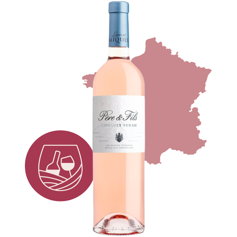 Père et Fils rosé Cinsault - Syrah