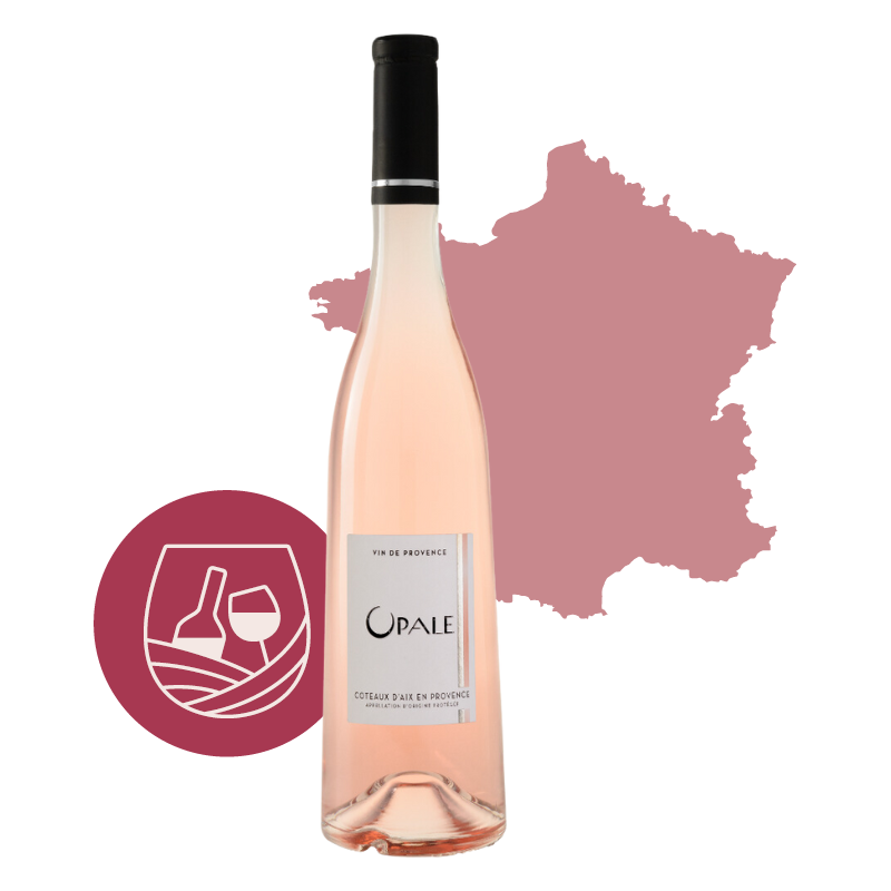 OPALE - COTEAUX D’AIX Provence ROSÉ Magnum
