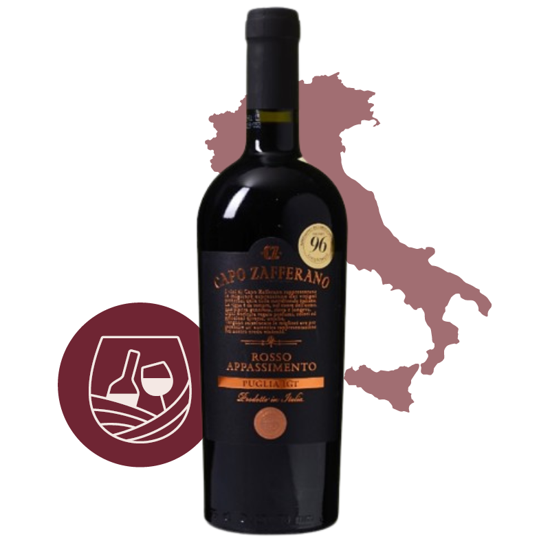 Italie Capo Zafferano Rosso Appassimento Rouge