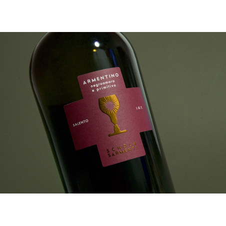 Italie Armentino Rosso IGT Salento Schola Sarmenti Negroamaro - Primitivo Rouge