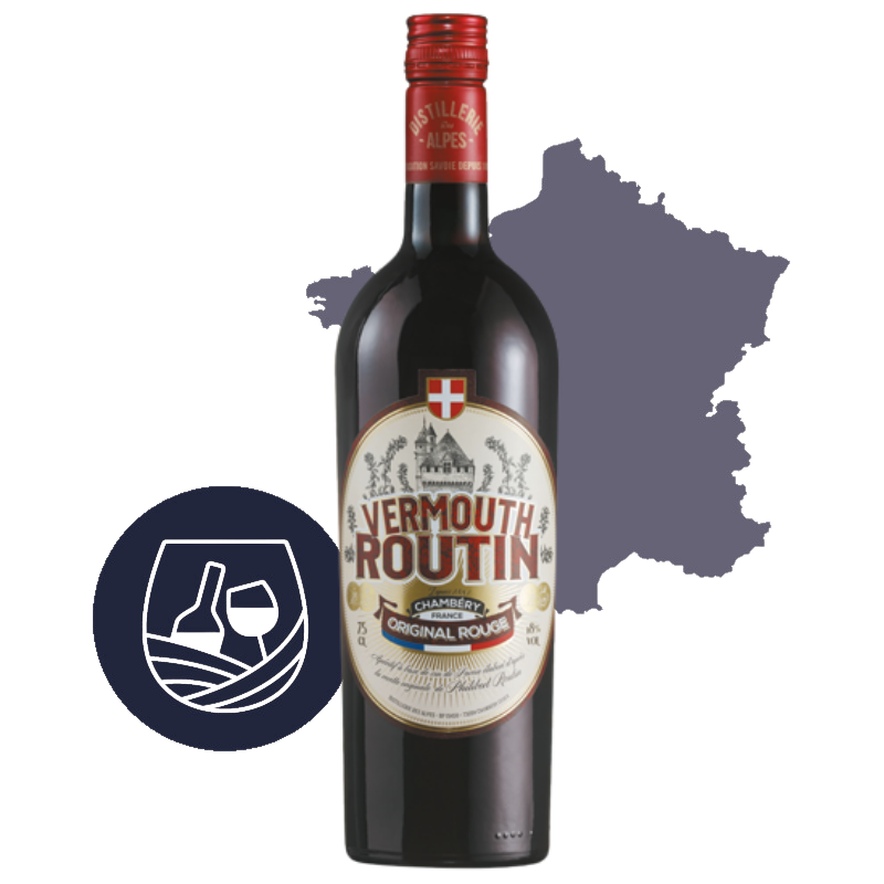 Vermouth Routin original Rouge 75 cl - 16.9° vol