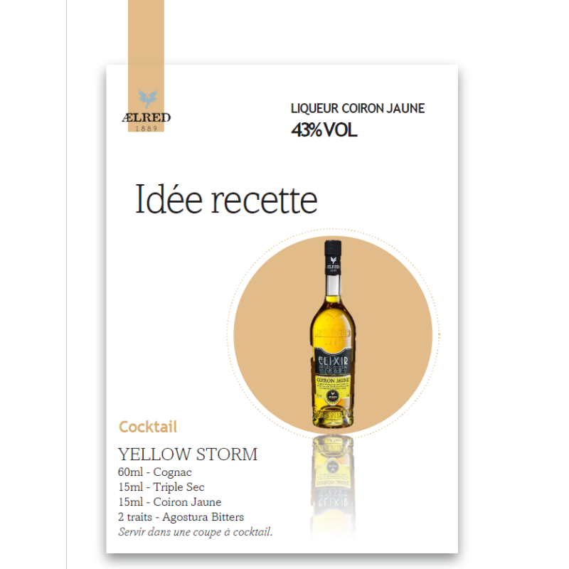 Ælred 1889 COIRON JAUNE 70cl 43%