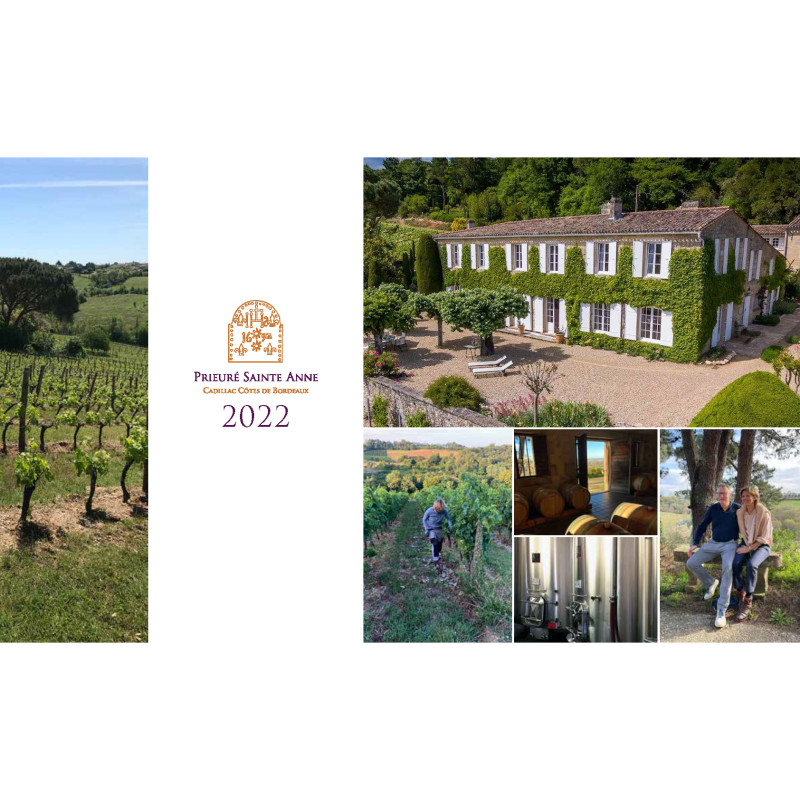 Chateau PRIEURE SAINTE ANNE 2023 Caisse en Bois...