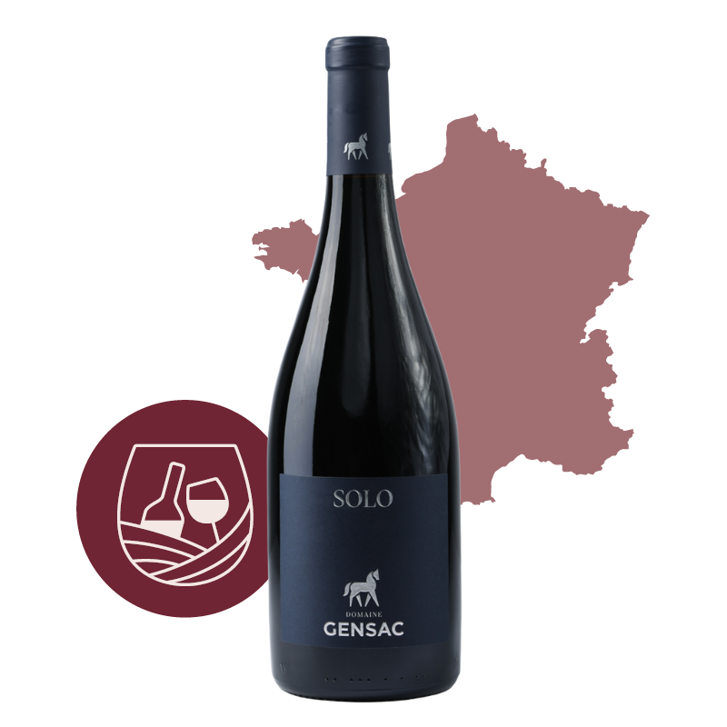 Solo du Château de Gensac - Vin Rouge - IGP Gers
